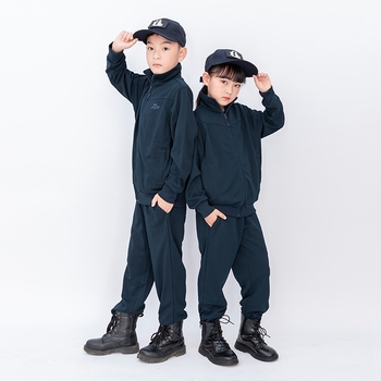 Set de antrenament pentru copii din amestec de bumbac – toamnă, unisex, pentru alergare și activități sportive