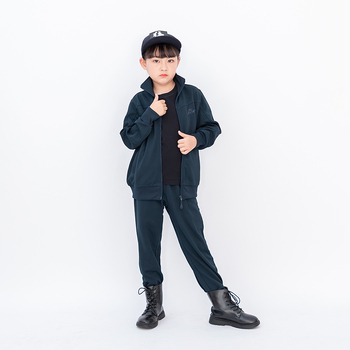 Set de antrenament pentru copii din amestec de bumbac – toamnă, unisex, pentru alergare și activități sportive