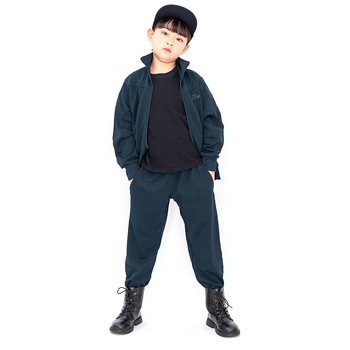 Set de antrenament pentru copii din amestec de bumbac – toamnă, unisex, pentru alergare și activități sportive