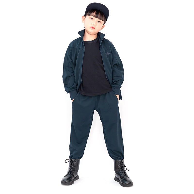 Set de antrenament pentru copii din amestec de bumbac – toamnă, unisex, pentru alergare și activități sportive