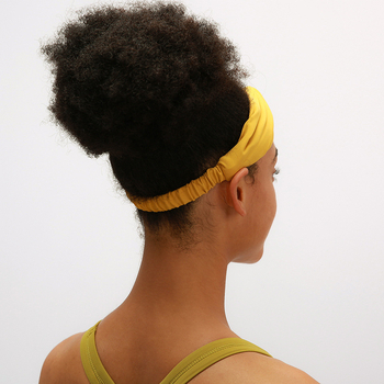 Jóga fejpánt futáshoz és edzéshez – elasztikus, lélegző, izzadságot felszívó; anyag: nylon; felnőtt nőknek.
