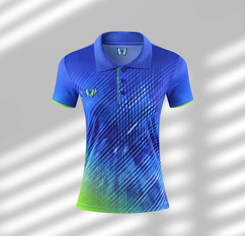 Unisex majica za stolni tenis, brzo se suši, odvodi znoj, 100% poliester, za trening i natjecanje, kratki rukav, za odrasle i djecu, za sve sezone