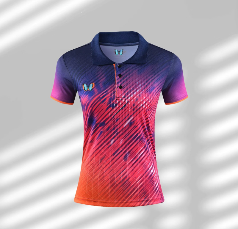 Unisex majica za stolni tenis, brzo se suši, odvodi znoj, 100% poliester, za trening i natjecanje, kratki rukav, za odrasle i djecu, za sve sezone