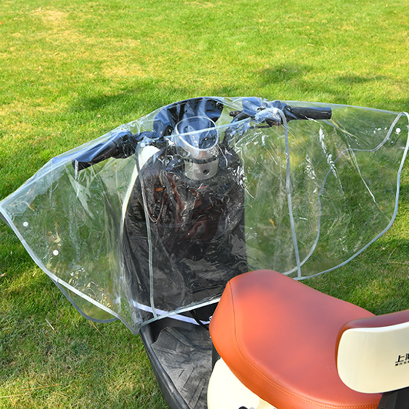 Autóruha: elektromos motorkerékpár szélvédője és esővédő huzat, szélálló és vízálló, minden évszakra, megerősített.