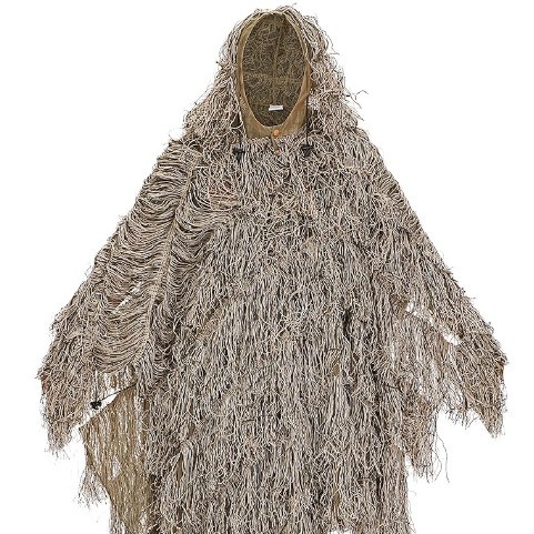 Trening uniforma ghillie kamuflaža kaput - prozračan, otporan na habanje, sve sezone, unisex, za odrasle