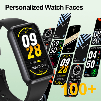 Αθλητικό βραχιόλι T54-B με παρακολούθηση καρδιακού ρυθμού, οξυγόνου του αίματος, αρτηριακής πίεσης и ύπνου; αυτονομία μπαταρίας έως 7 ημέρες