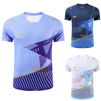 Majica za stolni tenis za trening, kratkih rukava, brzo se suši, prozračna, 100% poliester, mješavina kemijskih vlakana