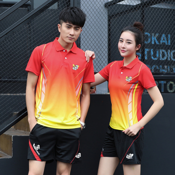 Kratki rukav tenis top – prozračan, brzo sušeći poliester materijal, 100% poliester, smjesa kemijskih vlakana, za trčanje i stolni tenis, sve sezone