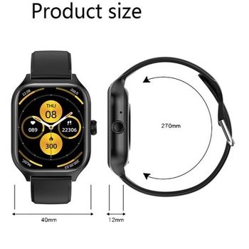 Bluetooth смарт часовник – здравословен спътник, унисекс гривна със силиконов каиш; измерване на сърдечния ритъм, измерване на кислород в кръвта, NFC, Bluetooth разговори, живот на батерията до 7 дни