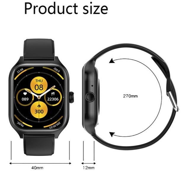 Bluetooth смарт часовник – здравословен спътник, унисекс гривна със силиконов каиш; измерване на сърдечния ритъм, измерване на кислород в кръвта, NFC, Bluetooth разговори, живот на батерията до 7 дни
