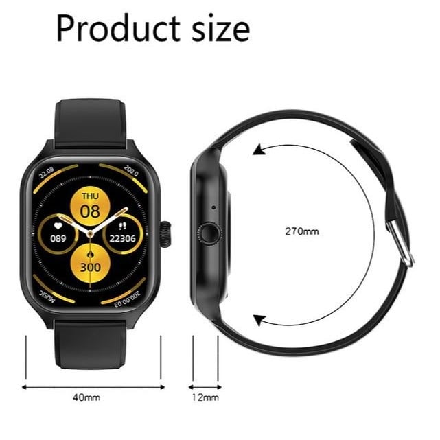 Bluetooth смарт часовник – здравословен спътник, унисекс гривна със силиконов каиш; измерване на сърдечния ритъм, измерване на кислород в кръвта, NFC, Bluetooth разговори, живот на батерията до 7 дни