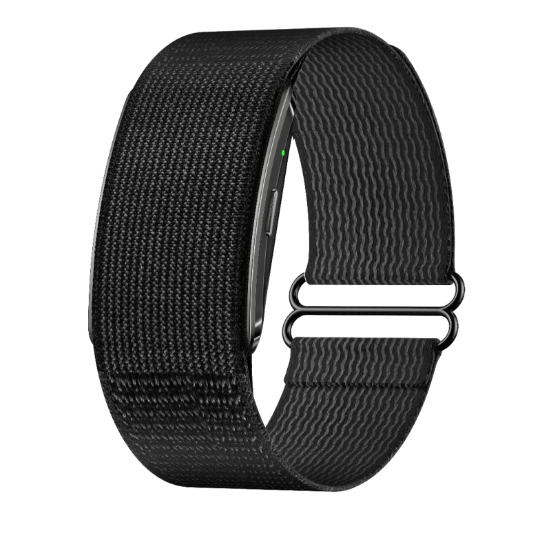 Смарт гривна без екран – мониторинг на сърдечния ритъм, кислород в кръвта, сън и крачки (батерия 7–14 дни)