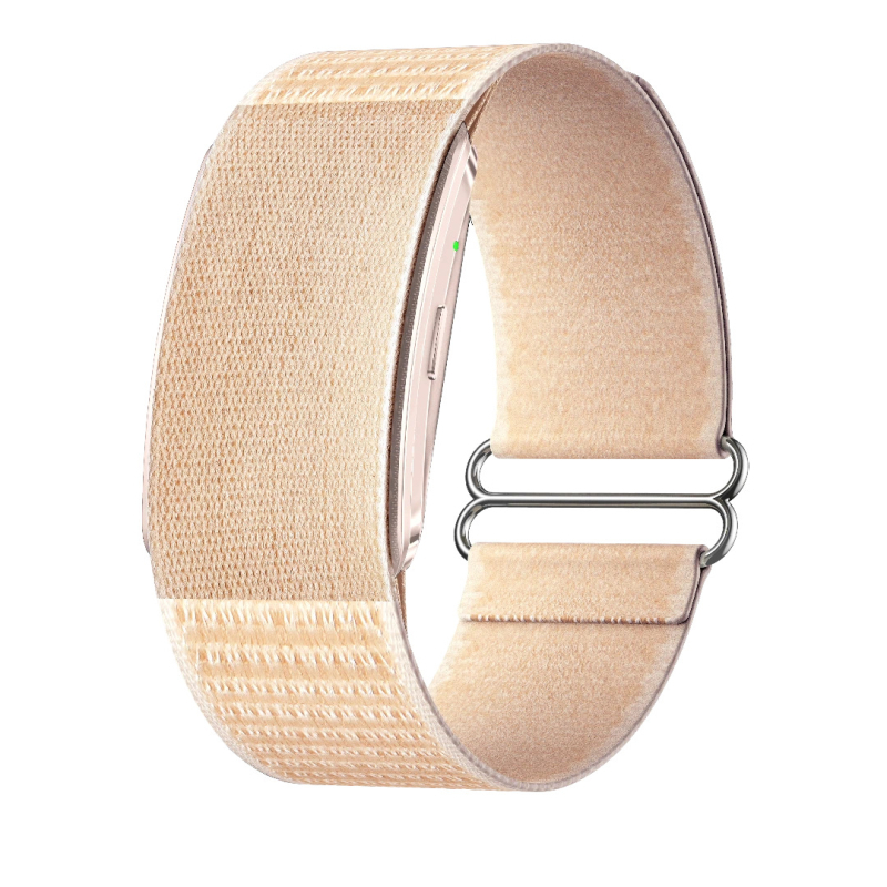 Смарт гривна без екран – мониторинг на сърдечния ритъм, кислород в кръвта, сън и крачки (батерия 7–14 дни)