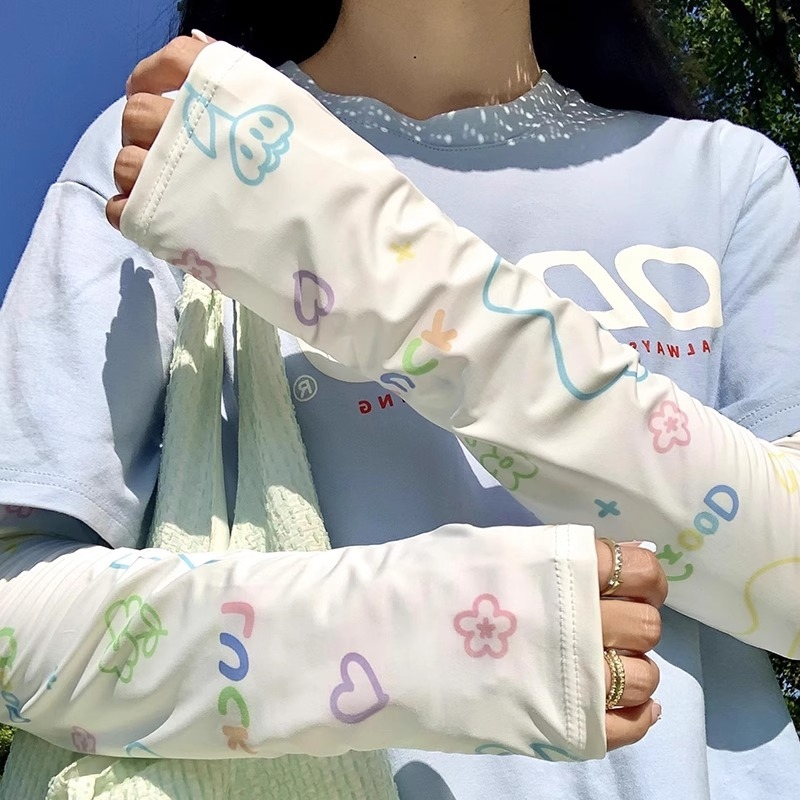 Ženski UV zaštitni rukavi od ice silk, prozračni za ljeto, vožnja biciklom