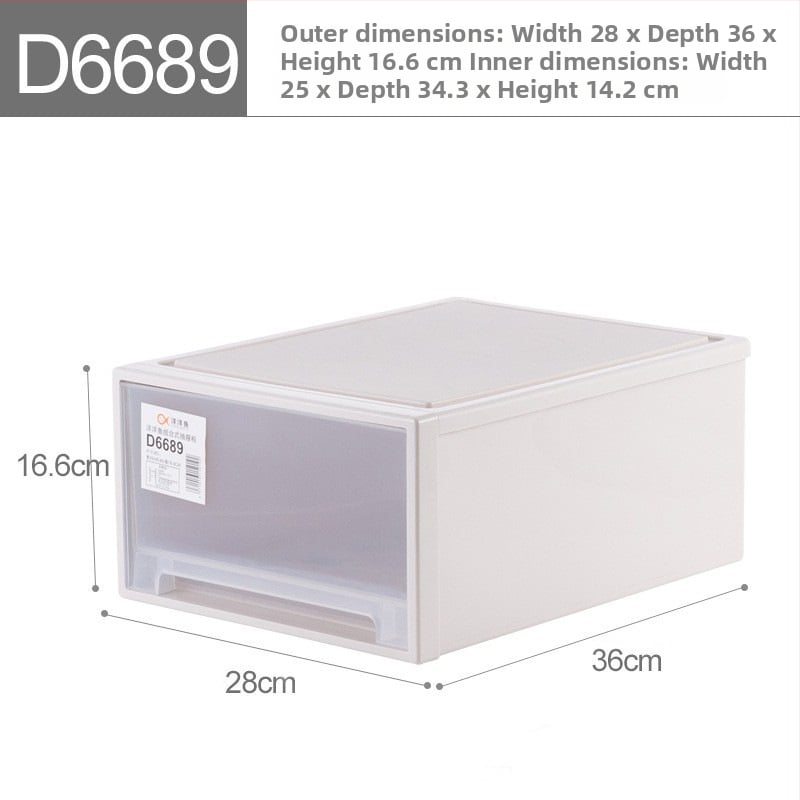 чекмеджна кутия за съхранение без монтаж (PP пластмаса, капацитет 5–10 л, начин на отваряне: издърпване, стил: модерен минималистичен)