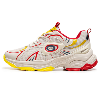 Ανδρικά παπούτσια τύπου dad shoes με παχιά σόλα, δίχτυωτή επένδυση, άνω καμβά, ελαφριά, διαπνέοντα καθημερινά αθλητικά παπούτσια