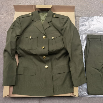 Военна лятна униформа в стил на съратник; памучно‑смесена материя; влагоотводяща функция; едноцветен дизайн; код на продукта 5546; унисекс