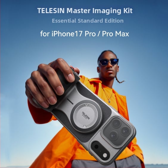 Κλιπ για κινητό Telesin Master – κιτ φωτογράφισης για κινητά, μοντέλο P5-mcs-10-tip, ABS, μέγιστο φορτίο 2–5 kg