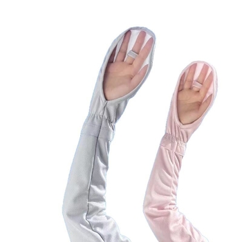 Manșete Ice Silk pentru protecția solară, femei, vară, conducere, croială lejeră, compoziția principală 21–30%