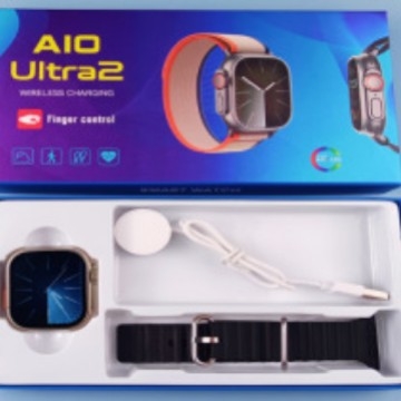 Смарт часовник с мониторинг на сърдечен ритъм, кръвно налягане и кислород в кръвта; 1.99" IPS дисплей; 7–14 дни живот на батерията; безжично зареждане; титаниева сплав и сапфирено стъкло