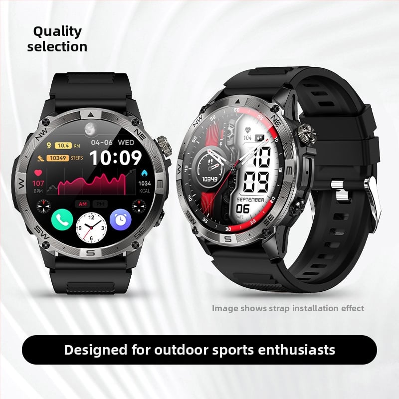 GPS спортен часовник за бягане и плуване, проследяване на дистанция и обиколки, водоустойчив, измерване на пулс, мониторинг на съня