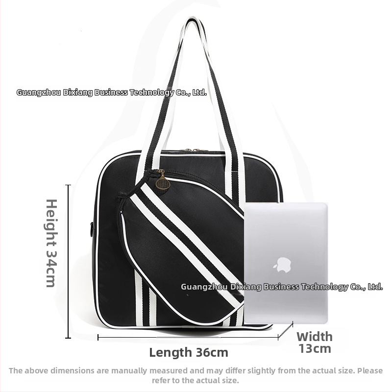 Dámska tenisová taška 2025 – nová špeciálna ochranná taška na vonkajšie rameno, veľká kapacita, športová taška na badminton/tenis/pickleball, Oxford látka, prispôsobiteľná, XINGNAN/Row South