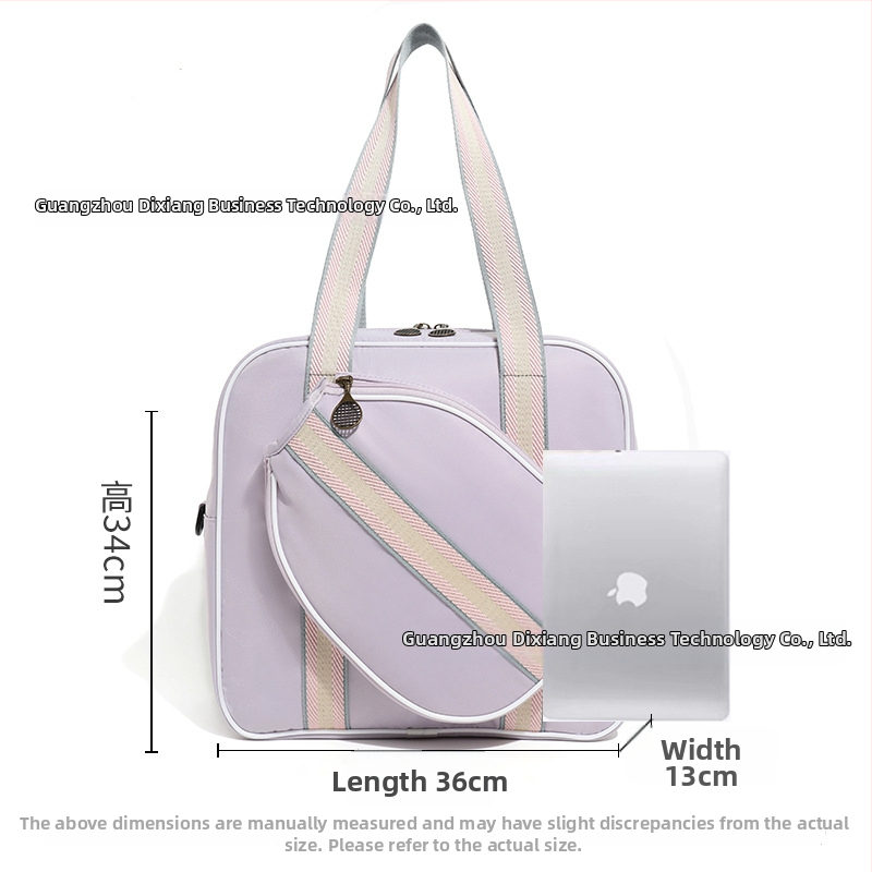 Dámska tenisová taška 2025 – nová špeciálna ochranná taška na vonkajšie rameno, veľká kapacita, športová taška na badminton/tenis/pickleball, Oxford látka, prispôsobiteľná, XINGNAN/Row South