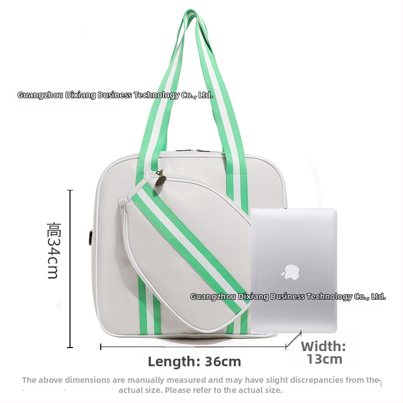 Dámska tenisová taška 2025 – nová špeciálna ochranná taška na vonkajšie rameno, veľká kapacita, športová taška na badminton/tenis/pickleball, Oxford látka, prispôsobiteľná, XINGNAN/Row South