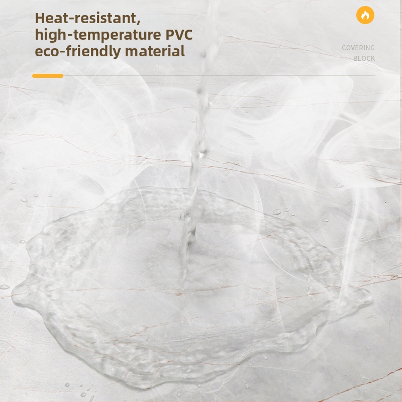 Kuhinjska PVC naljepnica za zid, vodootporna i otporna na masnoću, samoljepljiva, 1 komad, ravnog stila