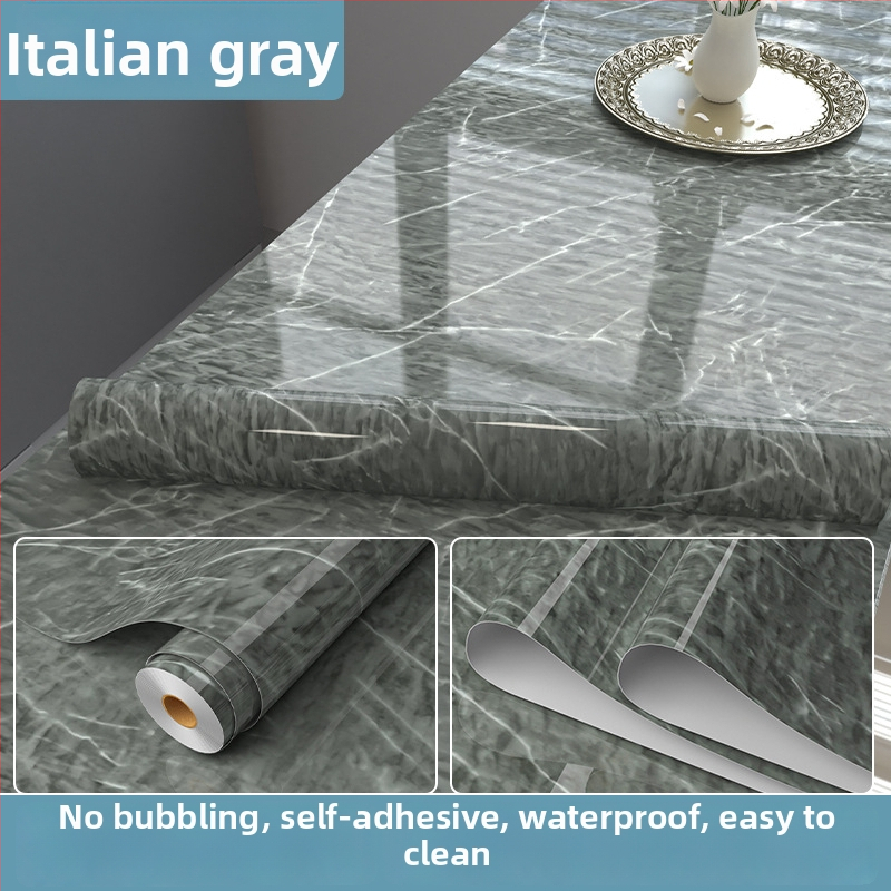 Kuhinjska PVC naljepnica za zid, vodootporna i otporna na masnoću, samoljepljiva, 1 komad, ravnog stila