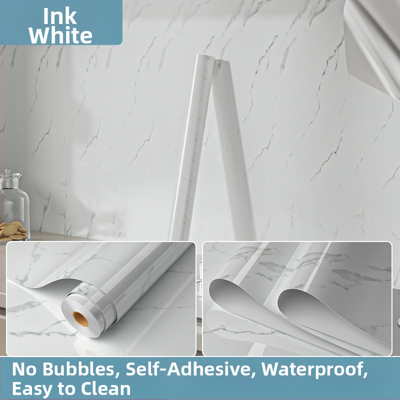 Kuhinjska PVC naljepnica za zid, vodootporna i otporna na masnoću, samoljepljiva, 1 komad, ravnog stila