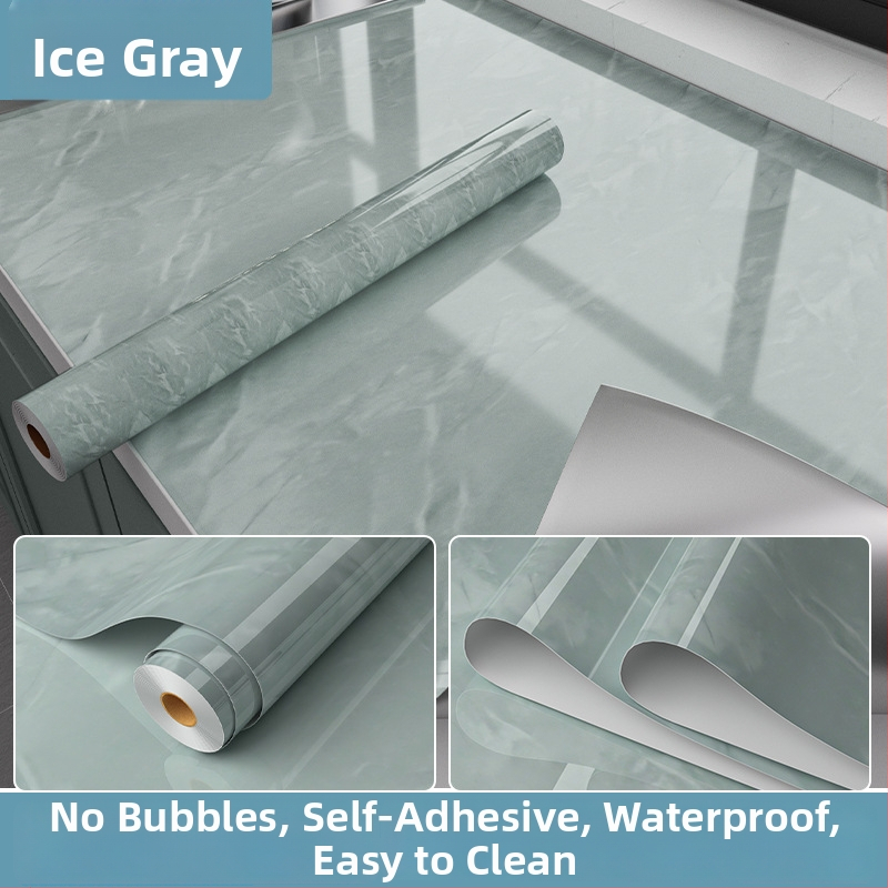 Kuhinjska PVC naljepnica za zid, vodootporna i otporna na masnoću, samoljepljiva, 1 komad, ravnog stila