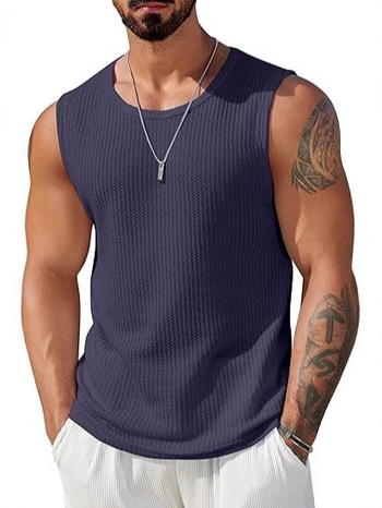 Sportska veste bez rukava, ležernog kroja, jednobojni uzorak, 95% poliester, ljeto 2025