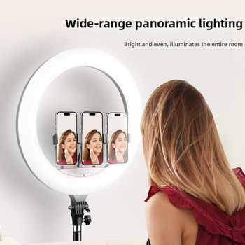 LED gyűrűs fény mobil élő közvetítéshez — állítható 2500K–9900K, <10W, 5V USB tápegység, ideális élő közvetítéshez, videófelvételhez és stúdiófotózáshoz