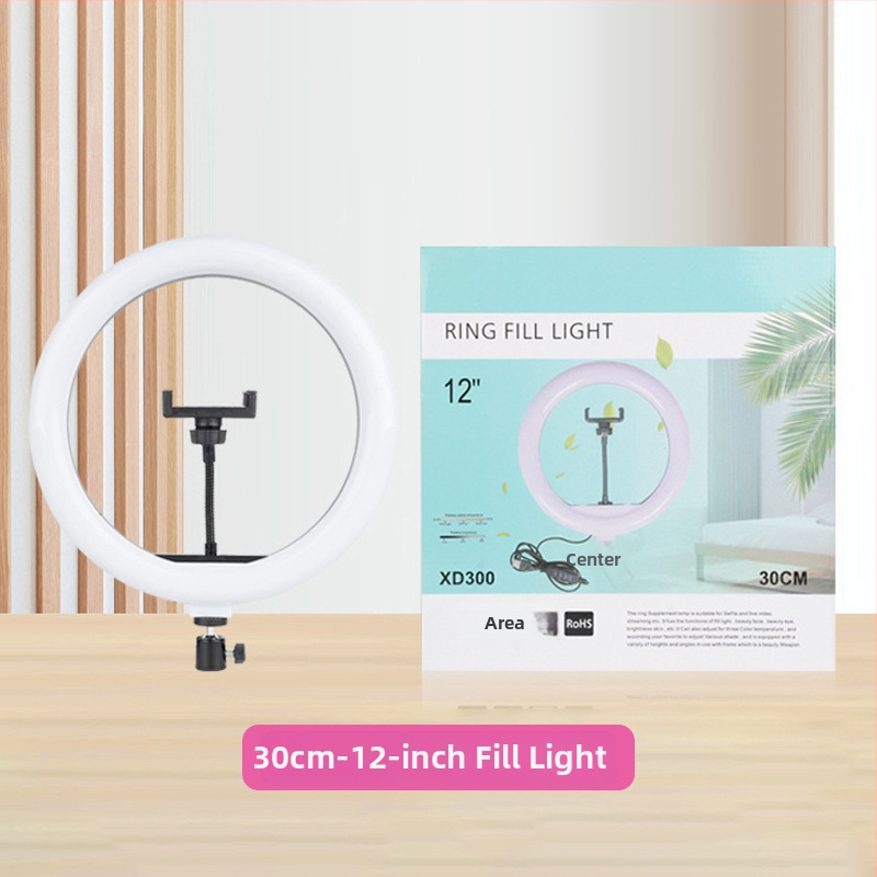 LED gyűrűs fény mobil élő közvetítéshez — állítható 2500K–9900K, <10W, 5V USB tápegység, ideális élő közvetítéshez, videófelvételhez és stúdiófotózáshoz