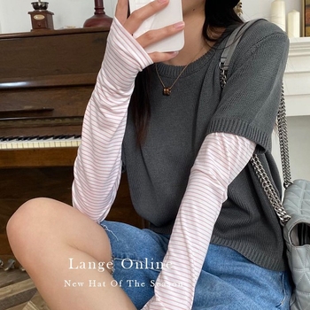 Mâneci UV din Ice Silk cu dungi japoneze – Vara 2022, Stil urban casual, pentru adulți