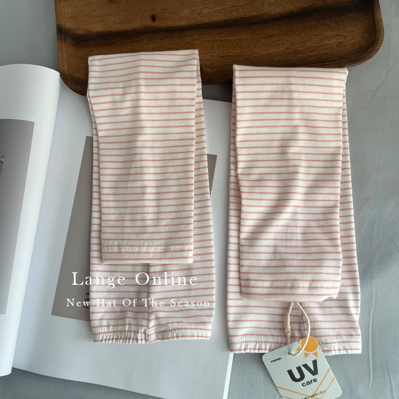 Mâneci UV din Ice Silk cu dungi japoneze – Vara 2022, Stil urban casual, pentru adulți