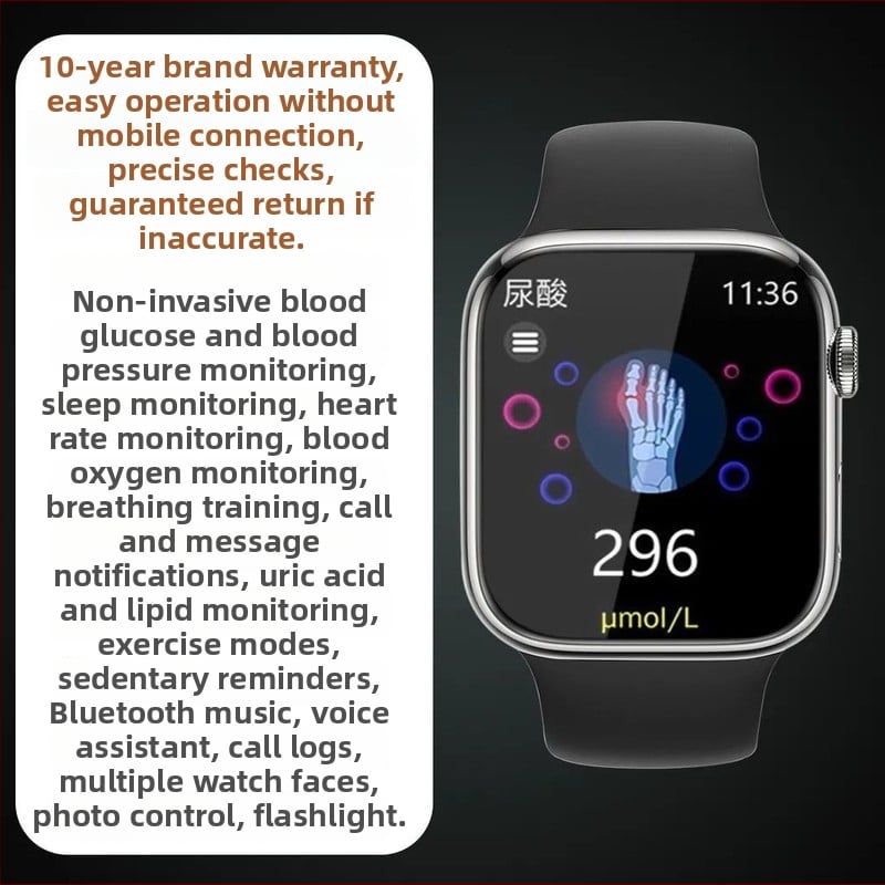 Bluetooth смарт гривна със функция за повикване, водоустойчива, мониторинг на сърдечния ритъм, съвместима Android, TFT дисплей