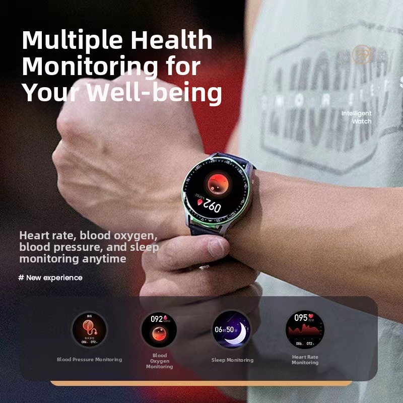 X7 Смарт часовник и Bluetooth слушалки — 2-в-1 TWS, 360×360 дисплей, здравен мониторинг (сърдечна честота, кръвно налягане, кислород в кръвта, сън), мобилно плащане, Bluetooth разговори