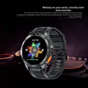 AK77 Pametni sat s Bluetooth pozivima, AMOLED zaslon, baterija 7–14 dana, magnetsko punjenje, vodootporan