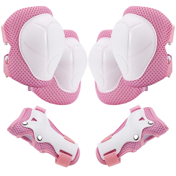 Echipament protector pentru copii pentru role – Set din șase piese, protecție pentru încheieturi, cap, coate și genunchi