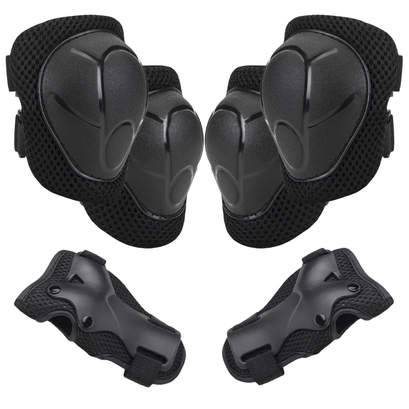 Echipament protector pentru copii pentru role – Set din șase piese, protecție pentru încheieturi, cap, coate și genunchi