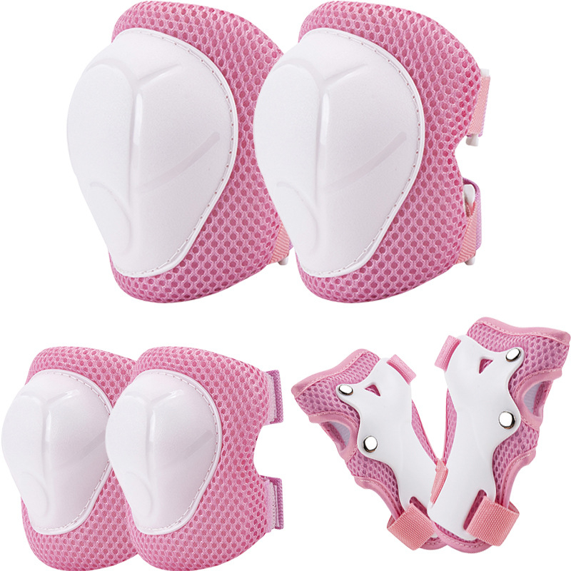Echipament protector pentru copii pentru role – Set din șase piese, protecție pentru încheieturi, cap, coate și genunchi
