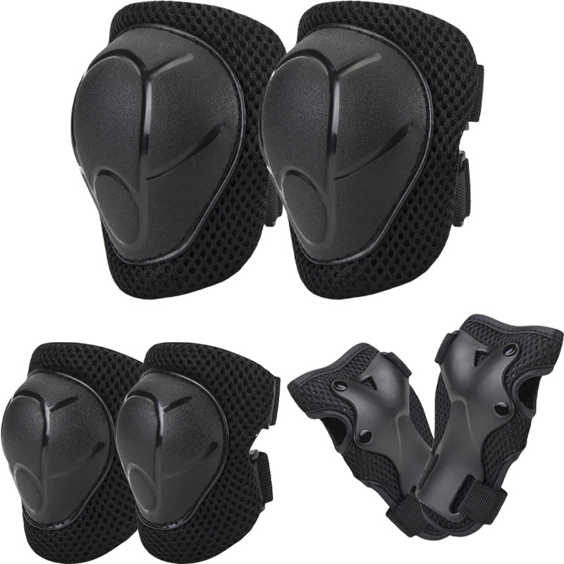 Echipament protector pentru copii pentru role – Set din șase piese, protecție pentru încheieturi, cap, coate și genunchi