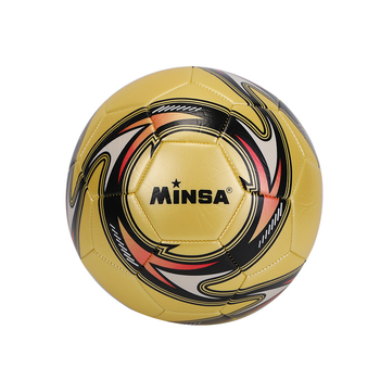 Gépvarrott PVC labdarúgó-labda edzésre és mérkőzésekre (logó nyomtatás, testreszabás elérhető)