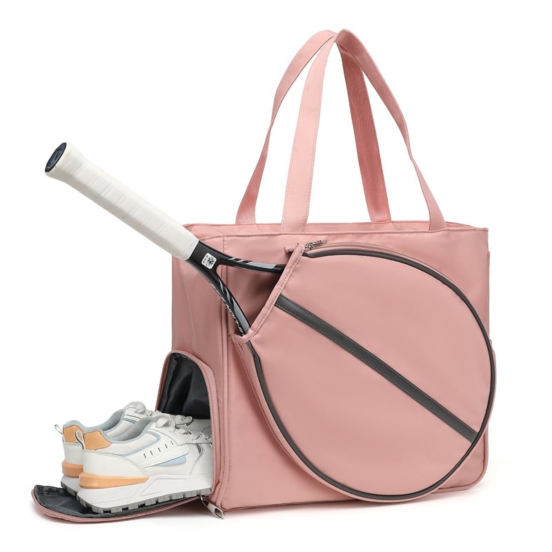 Τσάντα για μπιτμιντον και τένις με ιμάντα στον ώμο, Oxford ύφασμα, αδιάβροχη, σετ 2 τεμαχίων, μεγάλη χωρητικότητα