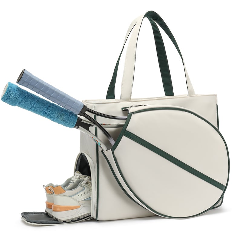 Τσάντα για μπιτμιντον και τένις με ιμάντα στον ώμο, Oxford ύφασμα, αδιάβροχη, σετ 2 τεμαχίων, μεγάλη χωρητικότητα