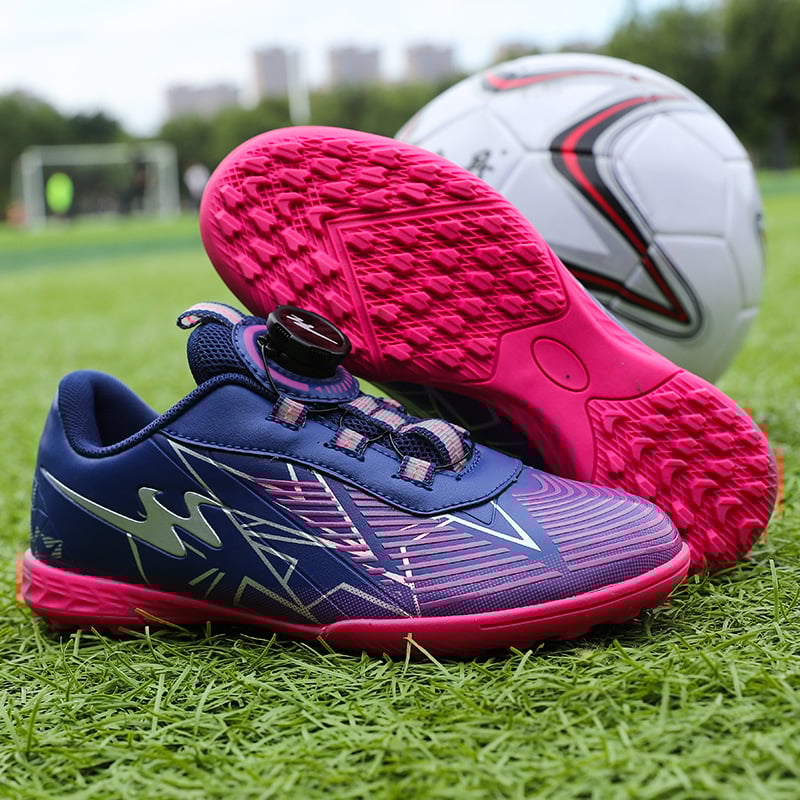 Παιδικά παπούτσια ποδοσφαίρου με Velcro – χαμηλό ύψος, αντιολισθητική καουτσούκ σόλα, αναπνέον εσωτερικό από δίχτυ