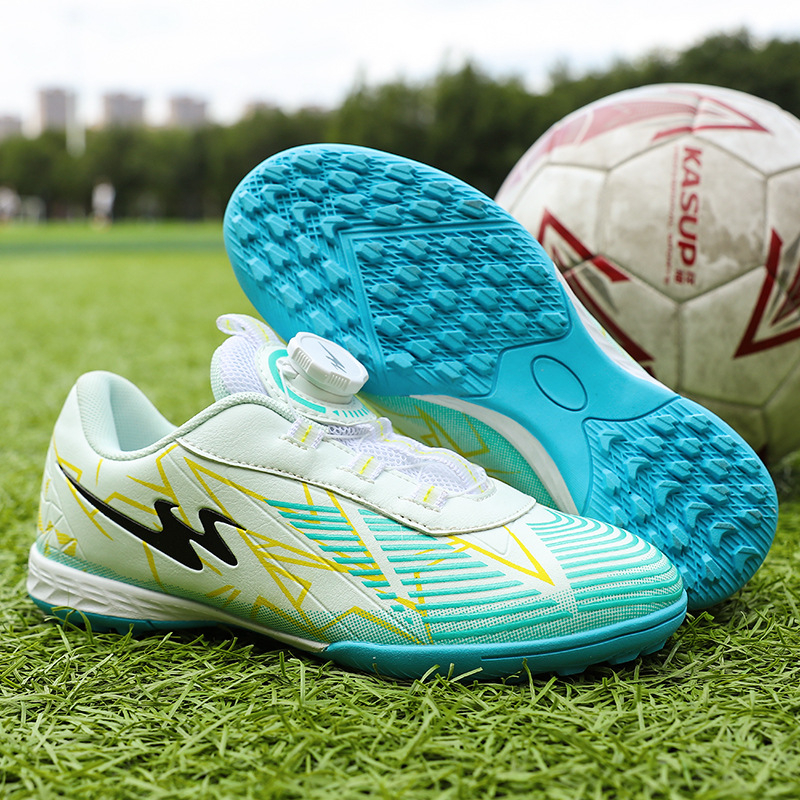 Παιδικά παπούτσια ποδοσφαίρου με Velcro – χαμηλό ύψος, αντιολισθητική καουτσούκ σόλα, αναπνέον εσωτερικό από δίχτυ