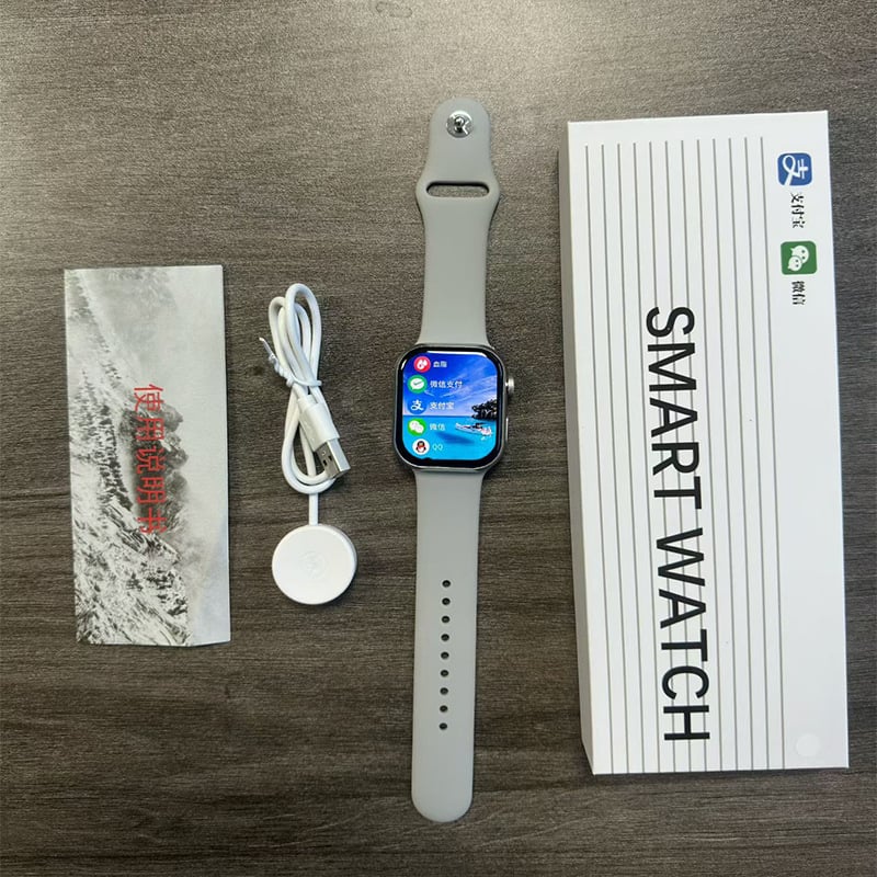 S11 смарт часовник с AMOLED дисплей, NFC за плащания и контрол на достъп, измерване на сърдечен ритъм, кръвно налягане и кислород в кръвта, Bluetooth обаждания, водоустойчив